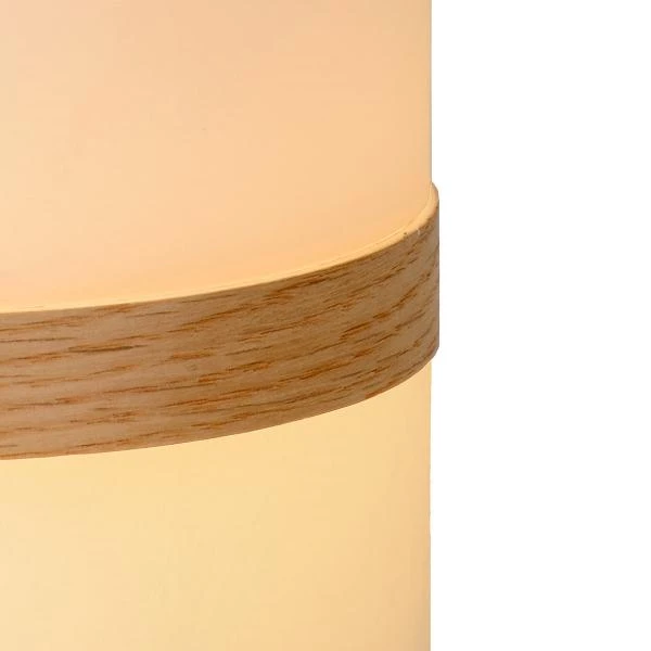 Lucide JOE - Oplaadbare Tafellamp Buiten - Accu/Batterij - Ø 14,5 cm - LED Dimb. - 1x3W 3200K - IP44 - 3 StepDim - Wit - detail 3